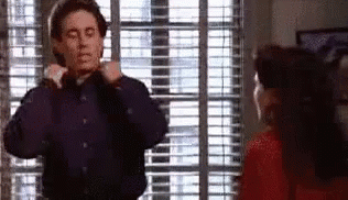 Jerry Seinfeld Popping Collar & Dancing GIF - Collar Popping Collar Pop My Collar GIFs