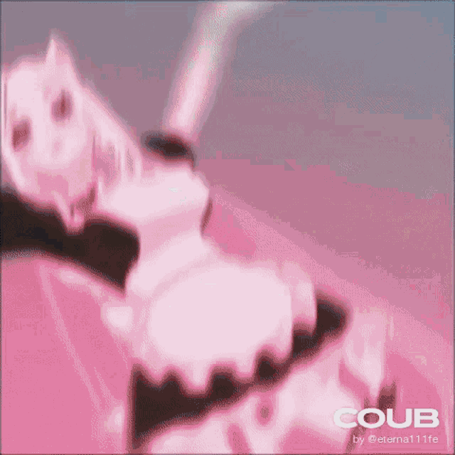 a blurred image of a person 's hand with the word coub on the bottom