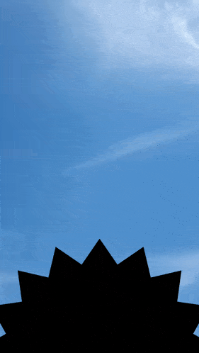 a blue sky with the words " good morning " written on it