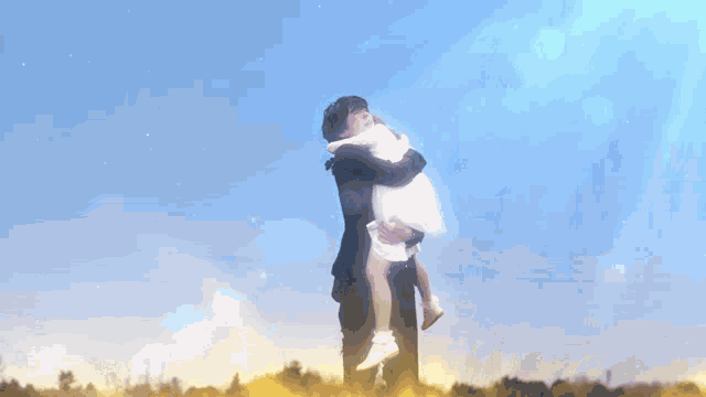 a man in a suit is holding a little girl