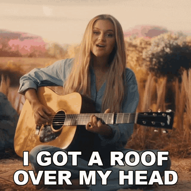 I Got A Roof Over My Head Kelsea Ballerini GIF - I Got A Roof Over My Head Kelsea Ballerini What I Have Song GIFs