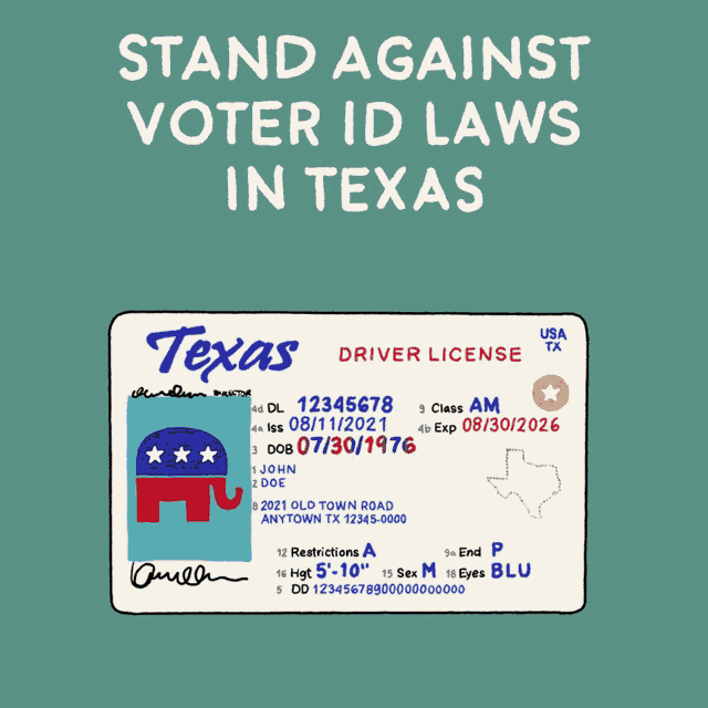Stand Against Voter Id Laws In Texas Texas Dems GIF - Stand Against Voter Id Laws In Texas Texas Dems Texas Democrats GIFs