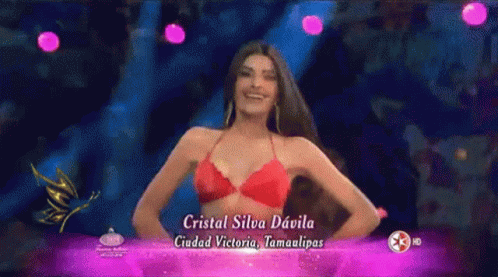 Cristal Silva Davila Hair Flip GIF - Cristal Silva Davila Hair Flip Beauty Queen GIFs