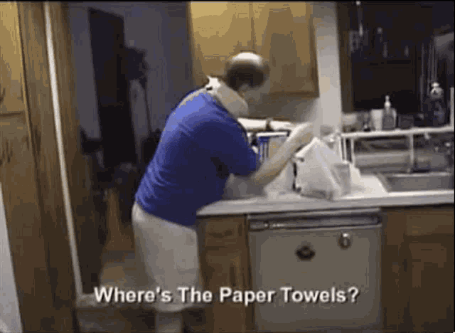 Tourettes Guy Paper Towels GIF - Tourettes Guy Paper Towels Wheres GIFs
