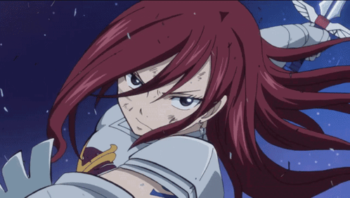 Erza Scarlet Fairy Tail GIF - Erza Scarlet Fairy Tail Anime GIFs