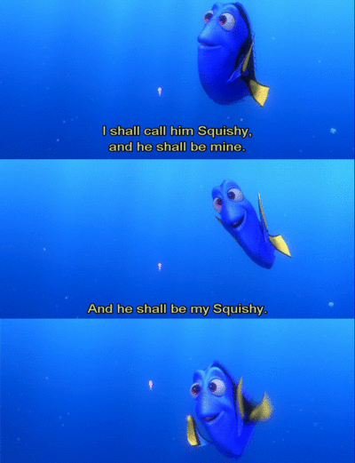 Tumblr | Via Tumblr En We Heart It. Http://Weheartit.Com/Entry/68807815 GIF - Finding Nemo Squishy Dory GIFs