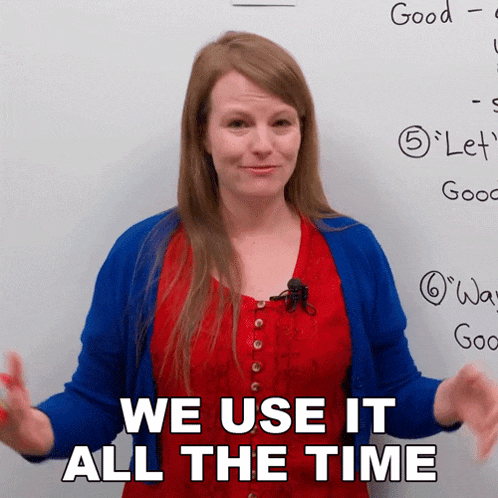 We Use It All The Time Emma GIF - We Use It All The Time Emma Engvid GIFs