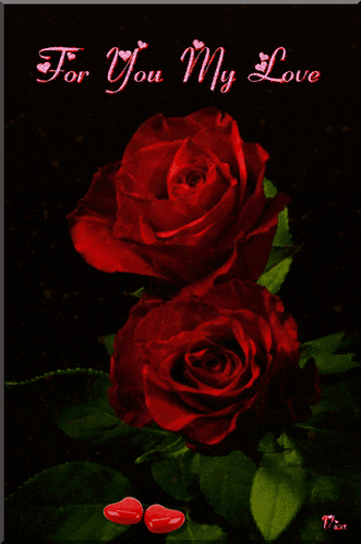 a greeting card that says for you my love