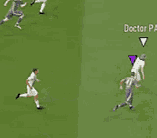 soccer players on a field with the words oggberto says no on the top