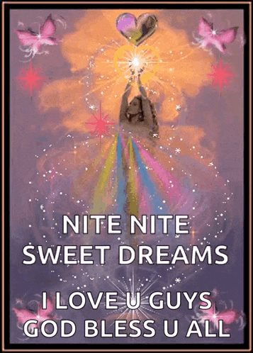 a poster that says nite nite sweet dreams