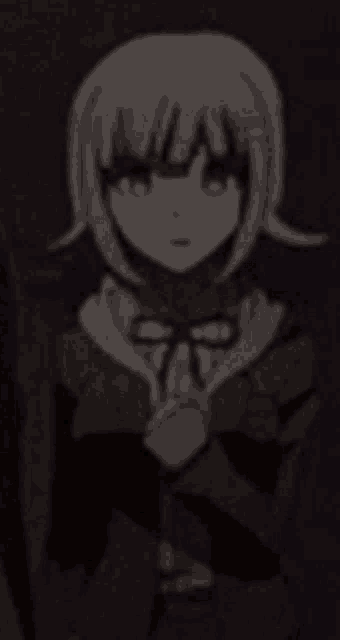 a blurry picture of a girl with a bow on her head