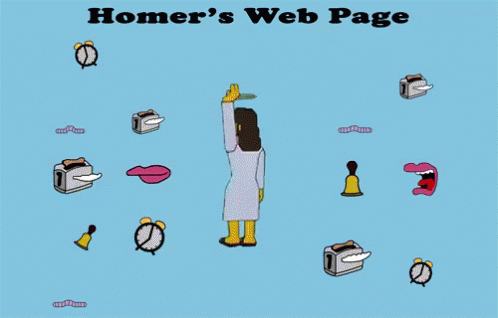 Homer'S Web Page GIF - Jesus Christ Homer Simpson GIFs
