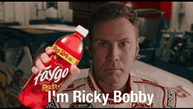 Ricky Bobby Red Pop GIF - Ricky Bobby Red Pop Juggalo GIFs