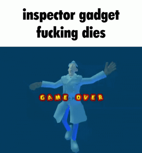 Inspector Gadget Death GIF - Inspector Gadget Death Funny GIFs