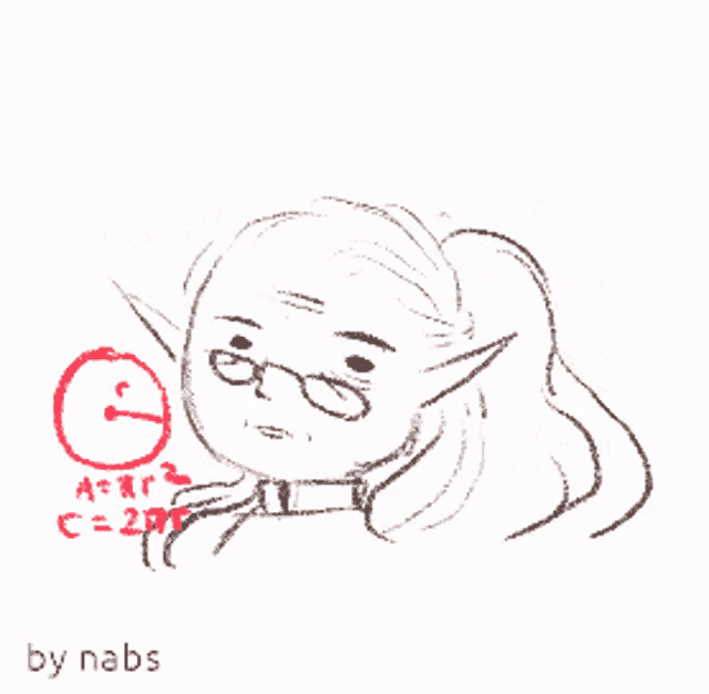 a drawing of a person with a lot of math equations written on it