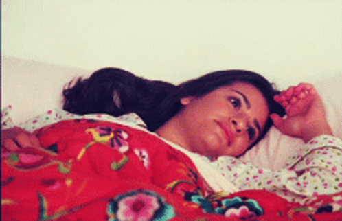 Glee Rachel Berry GIF - Glee Rachel Berry Waking Up GIFs