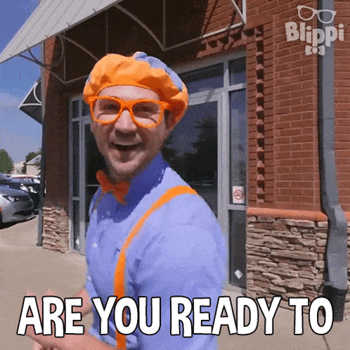 Are You Ready To Have Some Fun Blippi GIF - Are You Ready To Have Some Fun Blippi Blippi Wonders Educational Cartoons For Kids GIFs