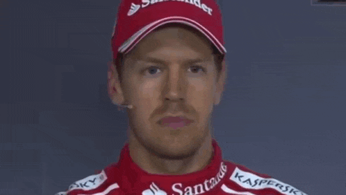 a group of racing drivers are standing in front of a sign that says " don t believe that "