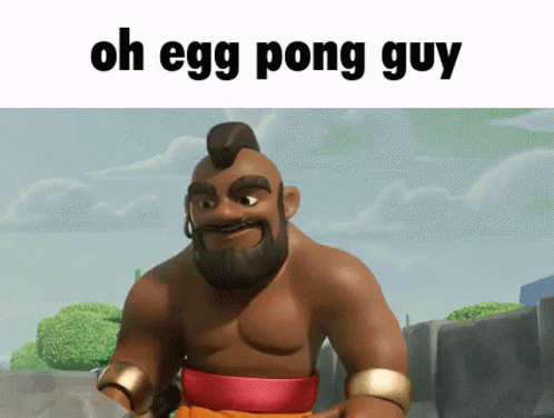 Egg Pong GIF - Egg Pong Hog Rider GIFs