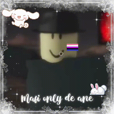 a pixel art of a person with a rainbow flag on their face and the words maxi only de ane on the bottom