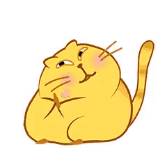 a yellow cat with a pink heart on its head .
