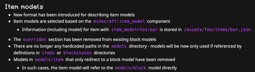 a black background with the words item models written on it