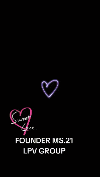 a picture of a woman with the words sweet love founder ms.21 lpv group on the bottom