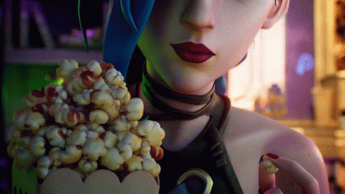 Eating Popcorn Jinx GIF