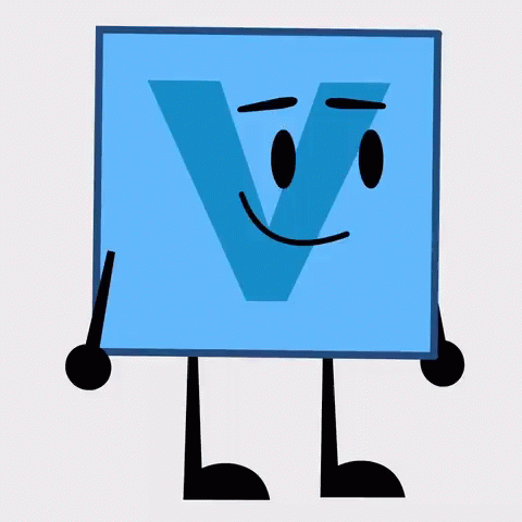Blue V Buddy Object Show GIF - Blue V Buddy Object Show Happy GIFs