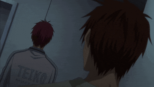 a man with red hair wears a teiko basketball jacket