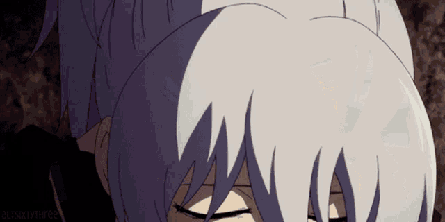a close up of a person 's head with blisssixtythree written on the bottom right