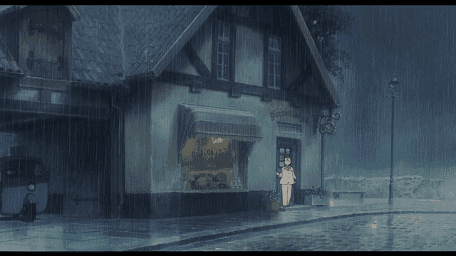 Kikis Delivery Service Raining GIF