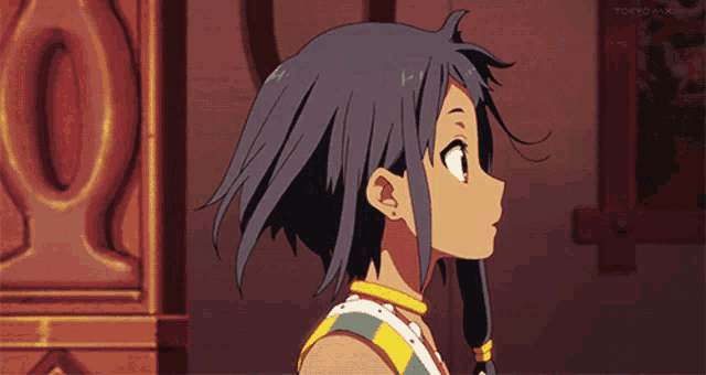 a tokyo mx logo can be seen in the corner of a cartoon