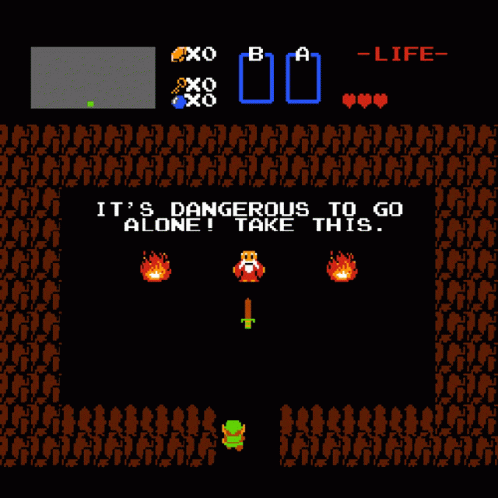 Dangerous To Go Alone Take This GIF - Dangerous To Go Alone Take This Zelda GIFs