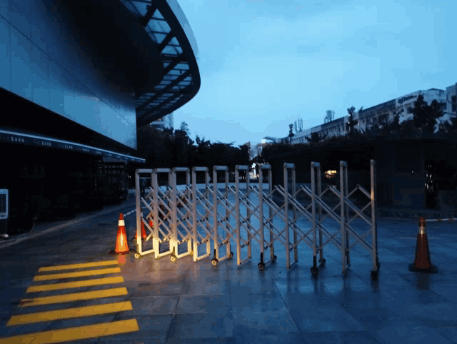 a fence with a sign on it that says ' a ' on it