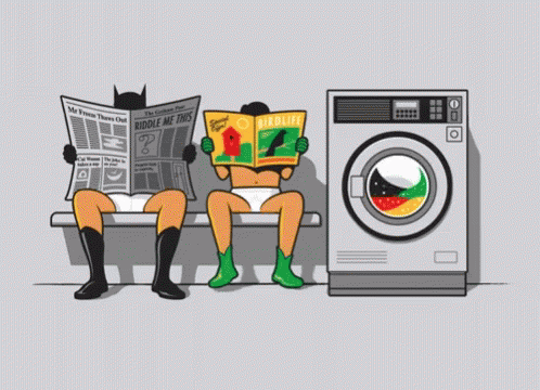 Batman Laundry Day GIF - Batman Laundry Day Robin GIFs