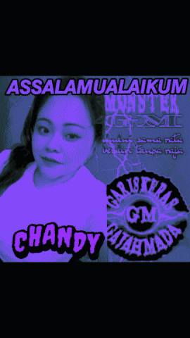 a green poster with a woman named chandy