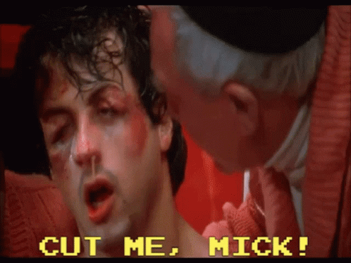 Rocky 1976 GIF - Rocky 1976 Cut Me Mick GIFs