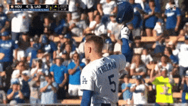 La Dodgers Freddie Freeman GIF - La Dodgers Freddie Freeman Dodgers GIFs