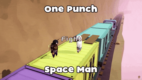 a video game called one punch and space man
