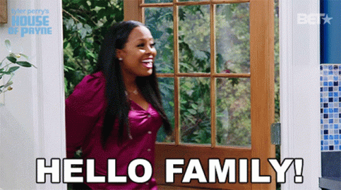 Hello Family Miranda Payne GIF - Hello Family Miranda Payne House Of Payne GIFs