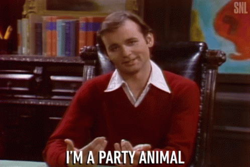 Im A Party Animal Party Goer GIF - Im A Party Animal Party Animal Party Goer GIFs