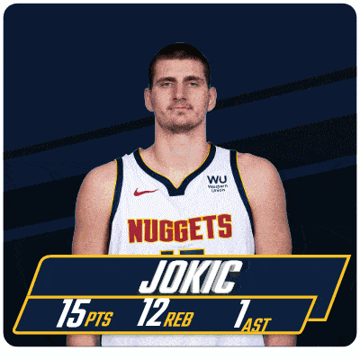 a basketball player for the nuggets named jokic