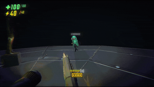a screenshot of a video game shows a green monster named lemonade