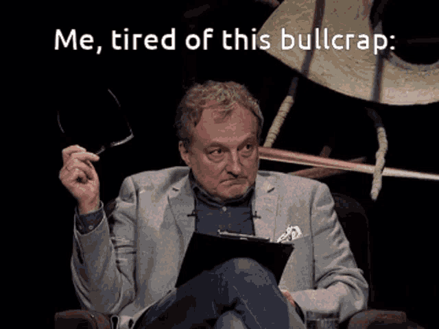 Tired Bullshit GIF