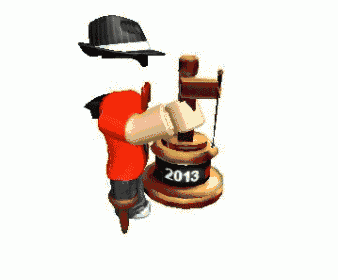 a cartoon drawing of a person wearing a black hat