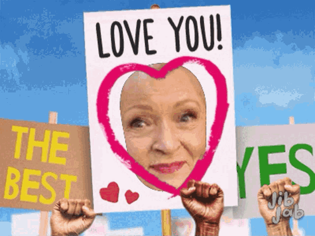 Betty White Love You GIF