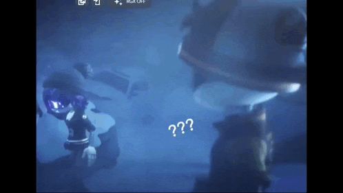 a screenshot of a video game with a question mark in the middle