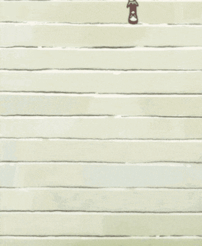 a cartoon girl in a pink dress is walking down a set of stairs