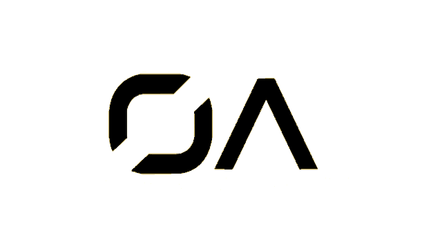 a logo for ja mal ambition with a yellow border